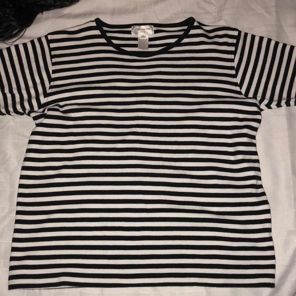 Black and White Stripped Tee